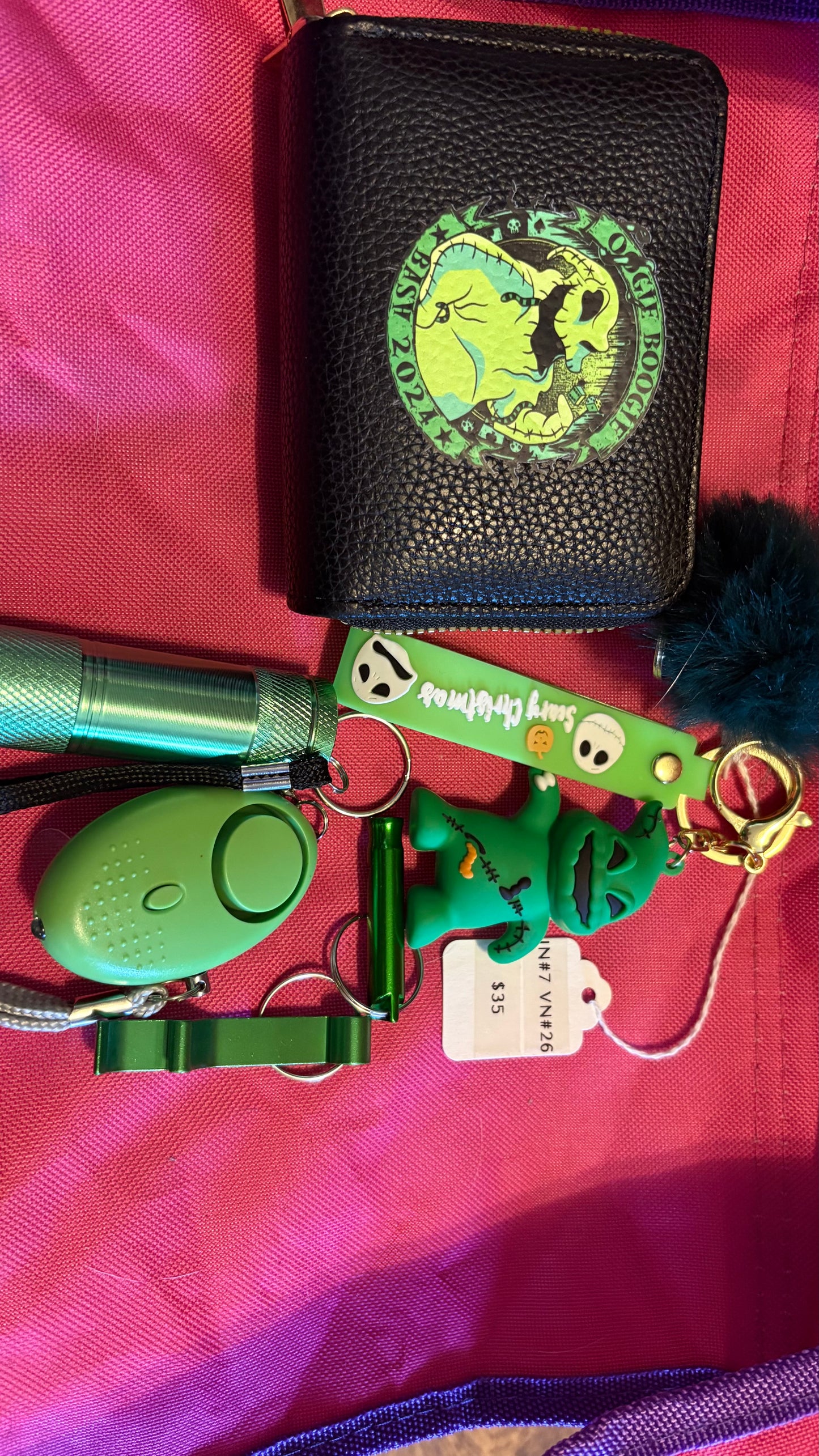 Oogie Boogie wallet and keychain