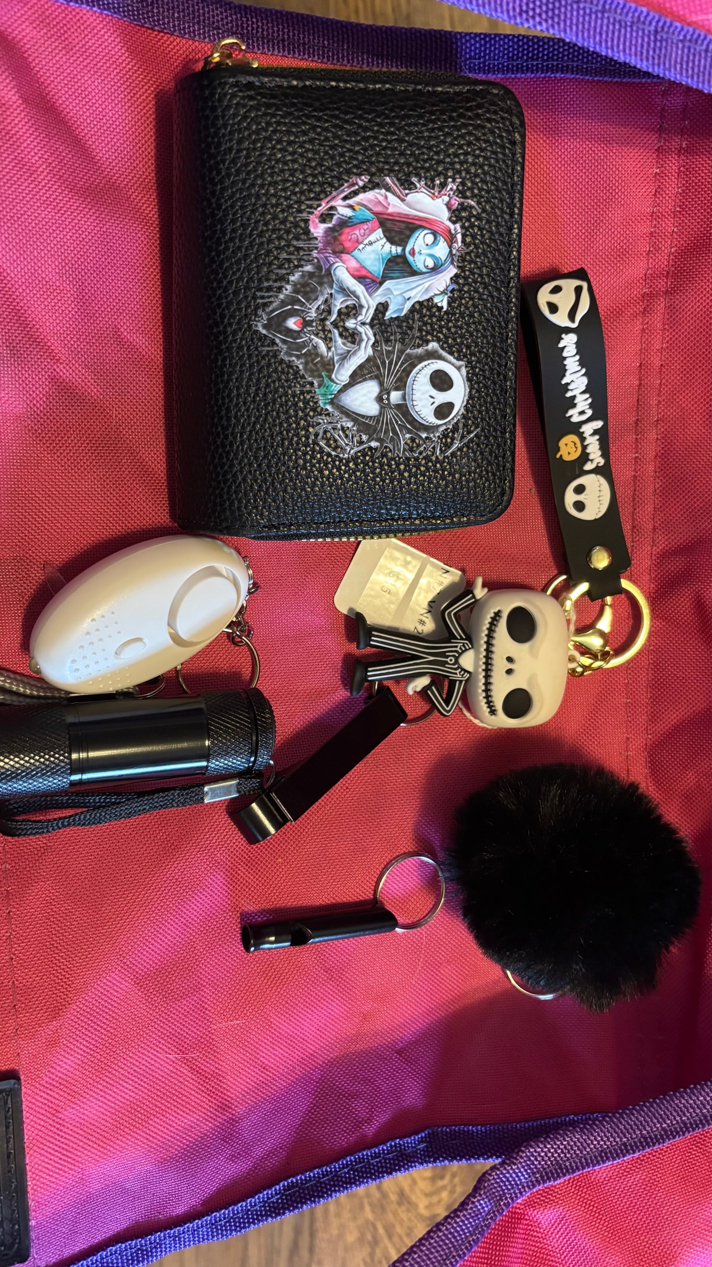 Jack and Sally Keychain and wallet!